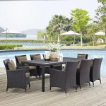 Convene 9 Piece Outdoor Patio Dining Set