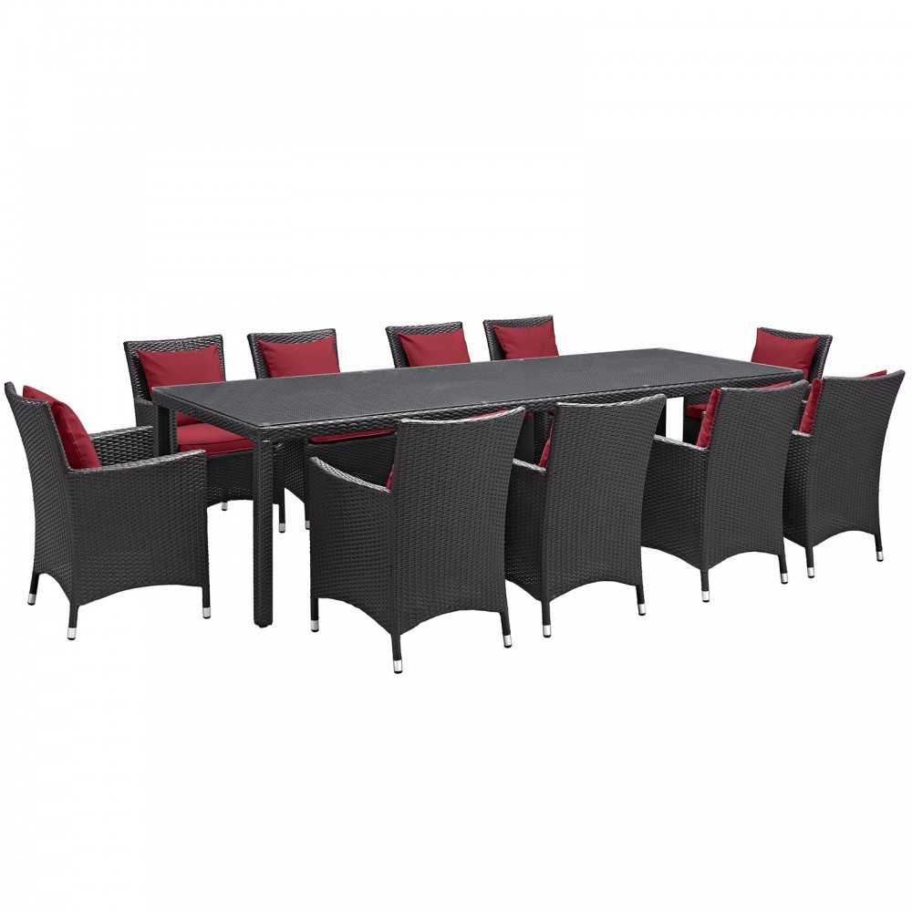 Convene 11 Piece Outdoor Patio Dining Set