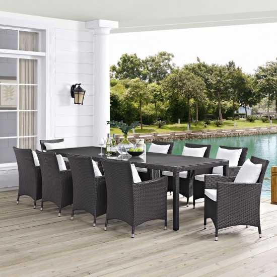 Convene 11 Piece Outdoor Patio Dining Set