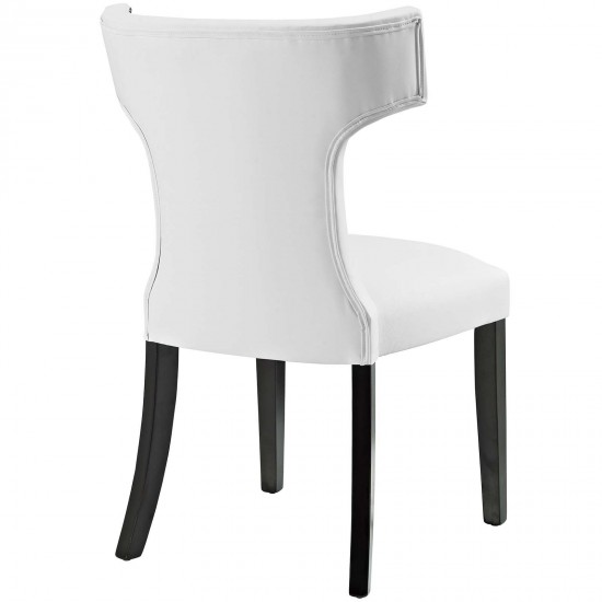 Curve Vinyl Dining Chair