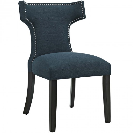 Curve Fabric Dining Chair