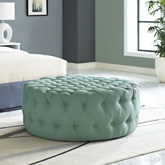 Amour Upholstered Fabric Ottoman