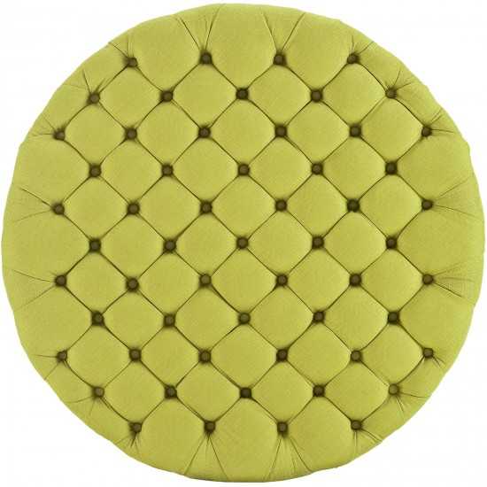 Amour Upholstered Fabric Ottoman