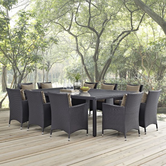 Convene 11 Piece Outdoor Patio Dining Set