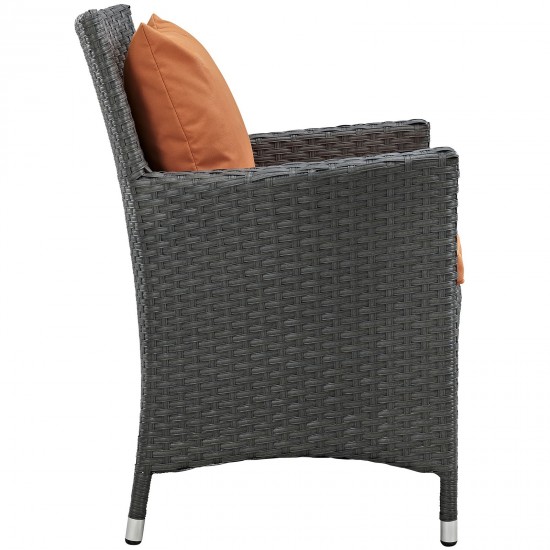 Sojourn 4 Piece Outdoor Patio Sunbrella® Dining Set