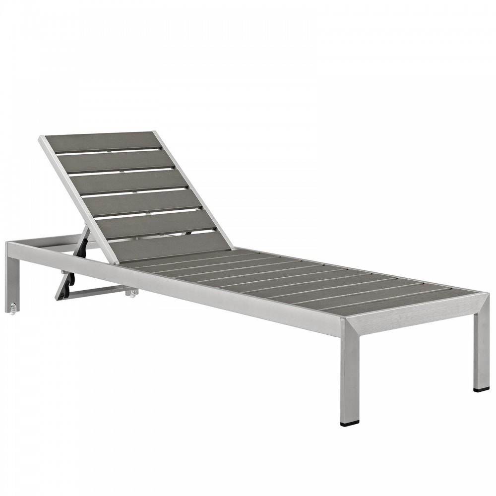 Shore Outdoor Patio Aluminum Chaise Shore Outdoor Patio Aluminum Chaise