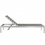 Shore Outdoor Patio Aluminum Chaise