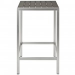 Shore Outdoor Patio Aluminum Bar Table