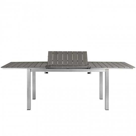 Shore Outdoor Patio Wood Dining Table