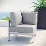 Shore Outdoor Patio Aluminum Corner Sofa