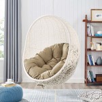 Hide Outdoor Patio Swing Chair With Stand