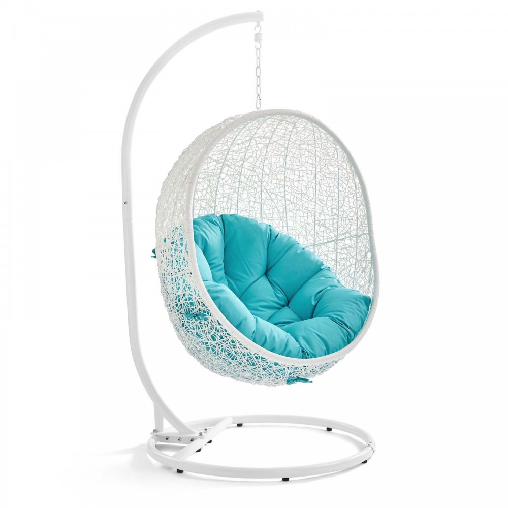 Hide Outdoor Patio Swing Chair With Stand