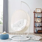 Hide Outdoor Patio Swing Chair With Stand