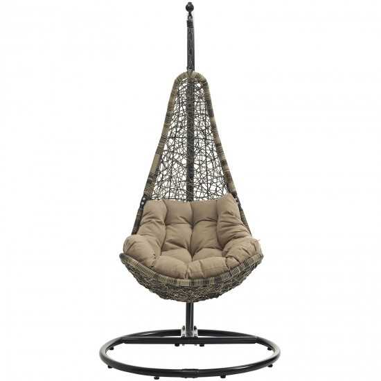 Abate Outdoor Patio Swing Chair With Stand