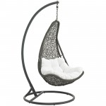 Abate Outdoor Patio Swing Chair With Stand