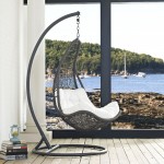 Abate Outdoor Patio Swing Chair With Stand