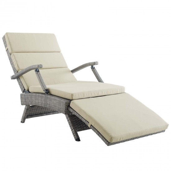 Envisage Chaise Outdoor Patio Wicker Rattan Lounge Chair