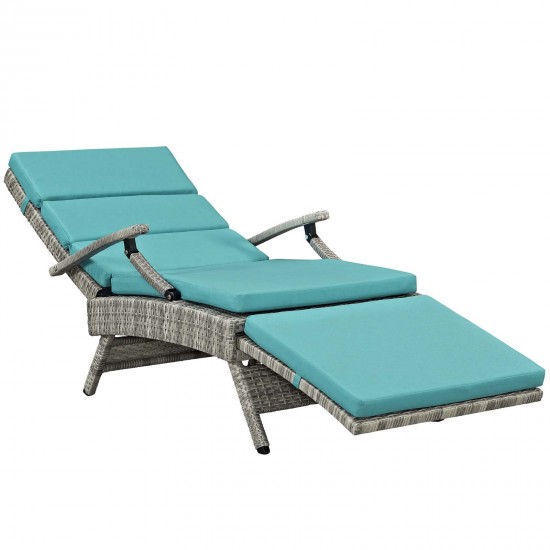 Envisage Chaise Outdoor Patio Wicker Rattan Lounge Chair