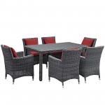 Summon 7 Piece Outdoor Patio Sunbrella® Dining Set