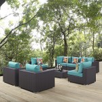 Convene 8 Piece Outdoor Patio Sectional Set