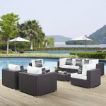 Convene 8 Piece Outdoor Patio Sectional Set