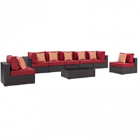 Convene 8 Piece Outdoor Patio Sectional Set