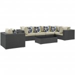 Sojourn 7 Piece Outdoor Patio Sunbrella® Sectional Set