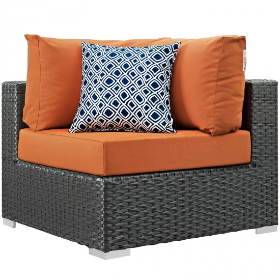 Sojourn 7 Piece Outdoor Patio Sunbrella® Sectional Set