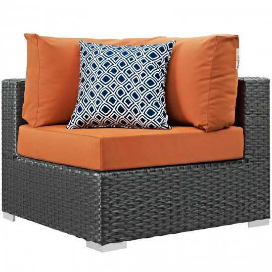 Sojourn 10 Piece Outdoor Patio Sunbrella® Sectional Set