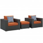 Sojourn 3 Piece Outdoor Patio Sunbrella® Sectional Set