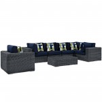 Summon 7 Piece Outdoor Patio Sunbrella® Sectional Set