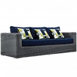 Summon 3 Piece Outdoor Patio Sunbrella® Sectional Set