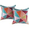 Modway Two Piece Outdoor Patio Pillow Set