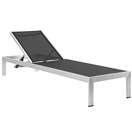 Shore Chaise Outdoor Patio Aluminum Set of 4