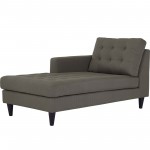 Empress Left-Arm Upholstered Fabric Chaise