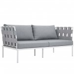 Harmony 5 Piece Outdoor Patio Aluminum Sectional Sofa Set
