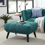 Bestow Upholstered Fabric Ottoman