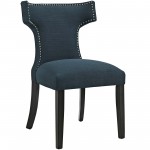 Curve Dining Side Chair Fabric Set of 2