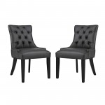 Regent Dining Side Chair Vinyl Set of 2