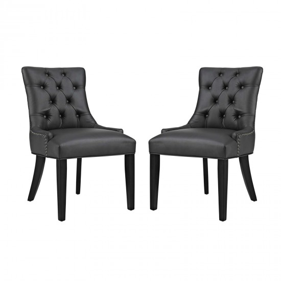 Regent Dining Side Chair Vinyl Set of 2