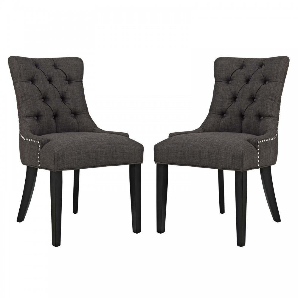 Regent Dining Side Chair Fabric Set of 2