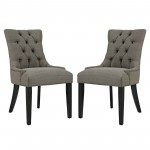 Regent Dining Side Chair Fabric Set of 2