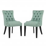 Regent Dining Side Chair Fabric Set of 2