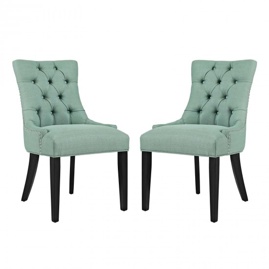 Regent Dining Side Chair Fabric Set of 2