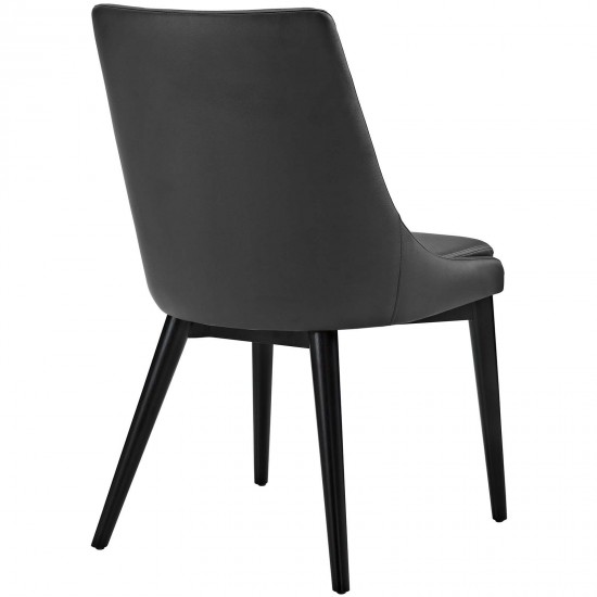 Viscount Dining Side Chair Vinyl Set of 2