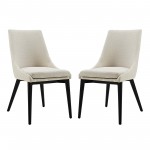 viscount Dining Side Chair Fabric Set of 2