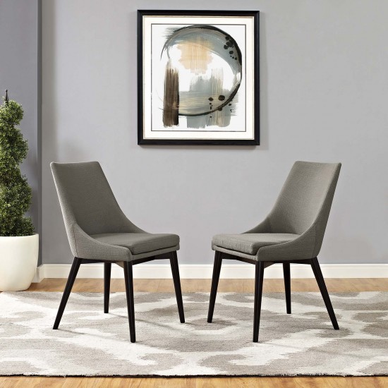 viscount Dining Side Chair Fabric Set of 2