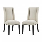 Baron Dining Chair Fabric Set of 2