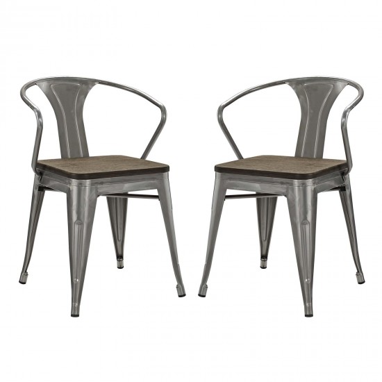 Promenade Bamboo Dining Chair Set of 2