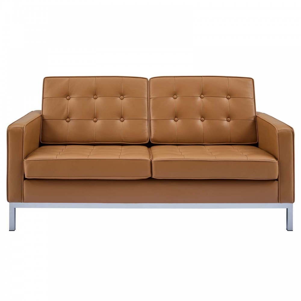 Loft Leather Loveseat